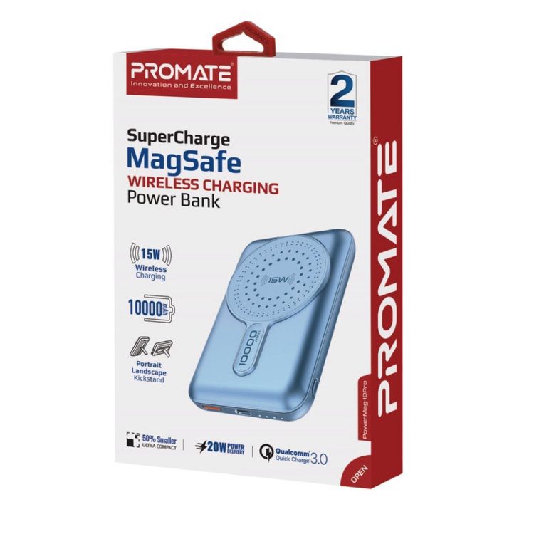 SuperCharge MagSafe & Apple Watch Wireless Charging Power Bank – Promate  Technologies