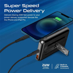 15W PROMATE 10000mAh Wireless Charging Power Bank Magnetic Qi