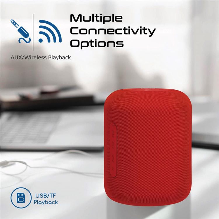 Wireless Speaker HD Bluetooth PROMATE BOOM-10 - Red