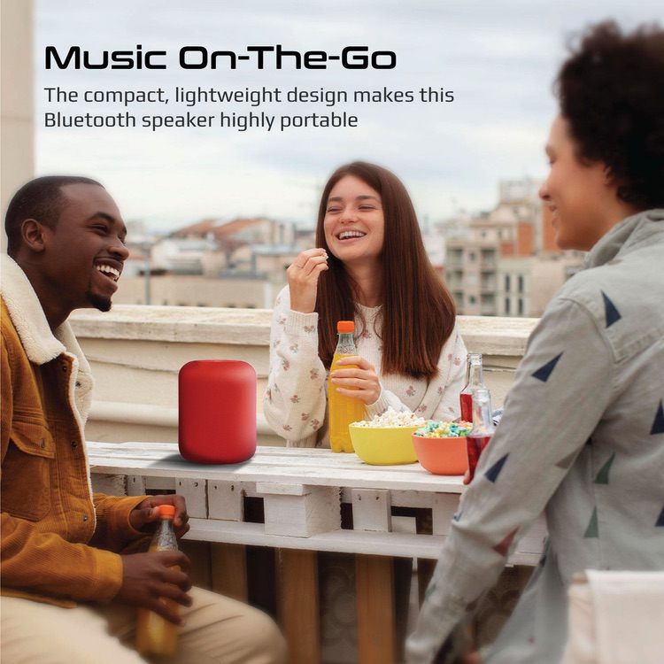 Wireless Speaker HD Bluetooth PROMATE BOOM-10 - Red