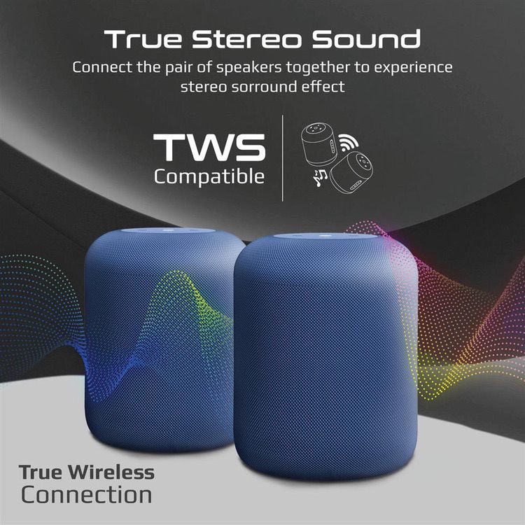 Wireless Speaker HD Bluetooth PROMATE BOOM-10 - Blue
