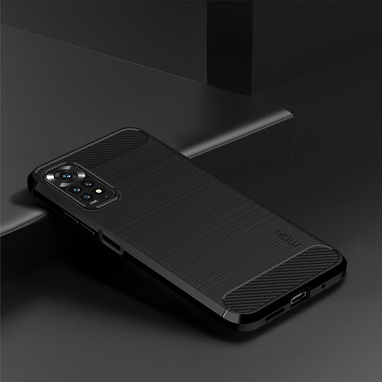 Xiaomi Redmi Note 11 4G Case MOFI Gentleness Brushed Carbon Fiber - Black